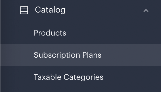 Paddle subscription plans menu